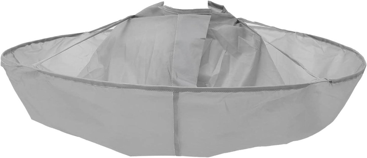 Haarknip Cape - Kappersschort Kappersmantel - Haar Knippen - Snel Droog Materiaal - 71 x 71 cm - Wit