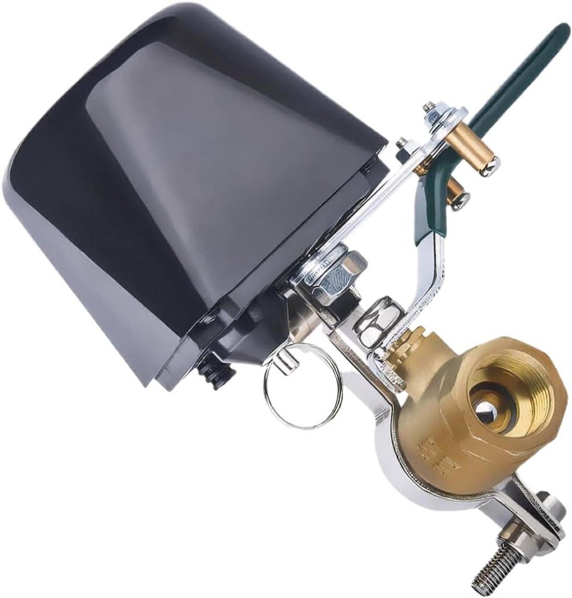 Slimme waterafsluiter - Automatische klep - Waterbeheer - App bediening - 14 cm - Metaal