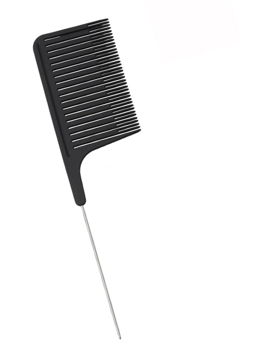 Dailygoods - Professionele Haarhighlightkam met RVS Rattenstaart voor Thuis- en Salongebruik
