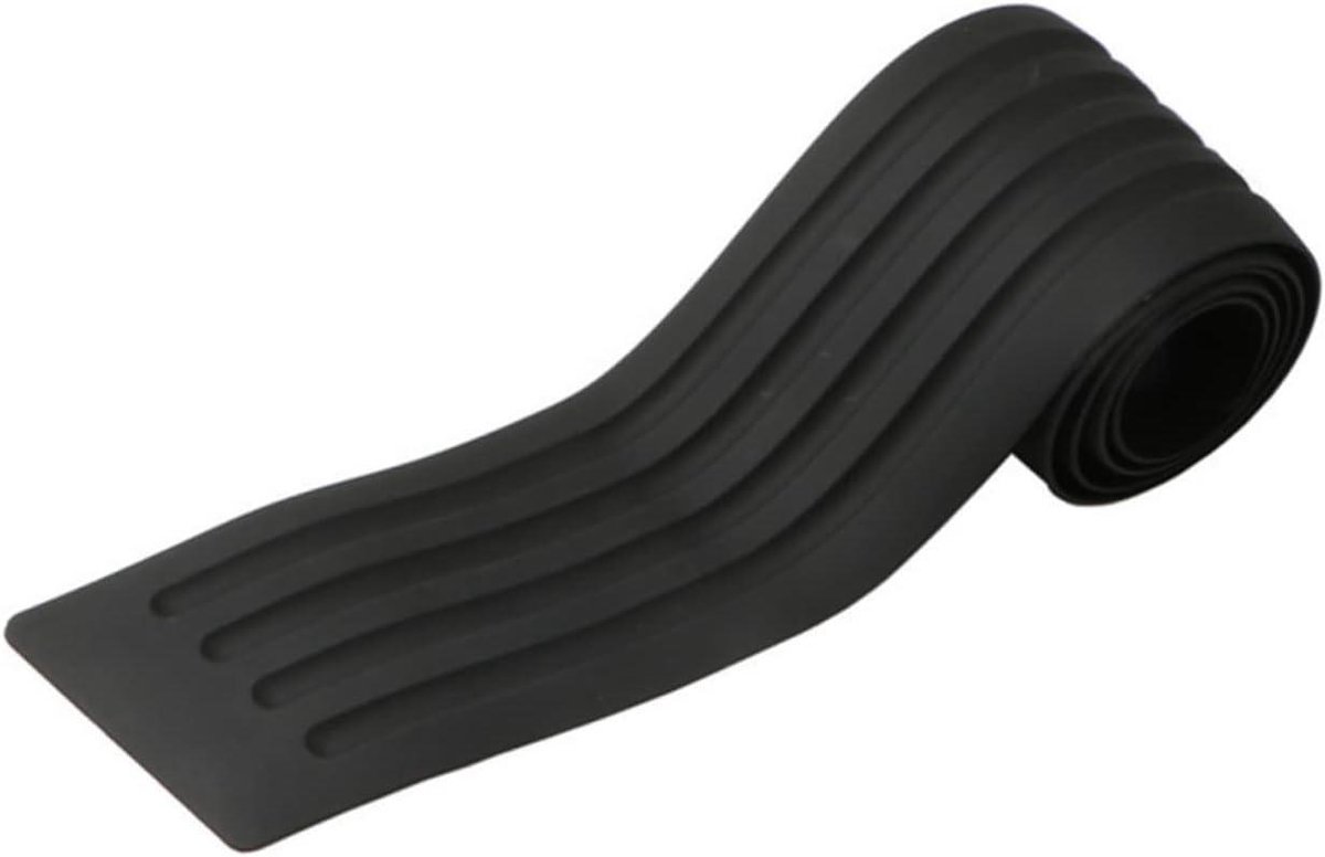 Bumper Beschermstrip - Autobumper Protector - Voorkom Krassen - Flexibel Rubber Materiaal - 90 x 8 cm - Zwart