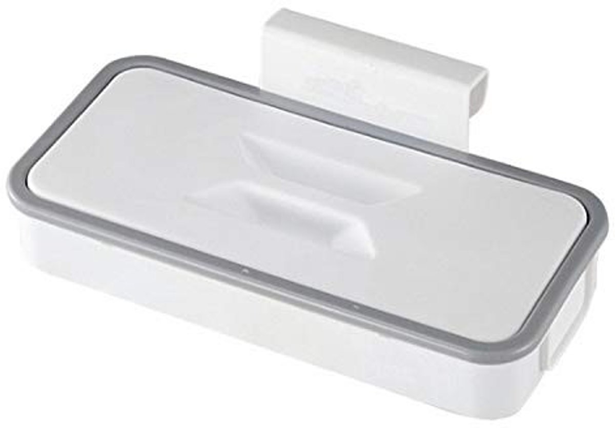 Dailygoods - Draagbare Vuilniszak Houder - Keuken Prullenbak - Geen ponsen nodig - Witte - Opbergrek Vuilniszakken - Handig voor in huis - Geschikt vo...