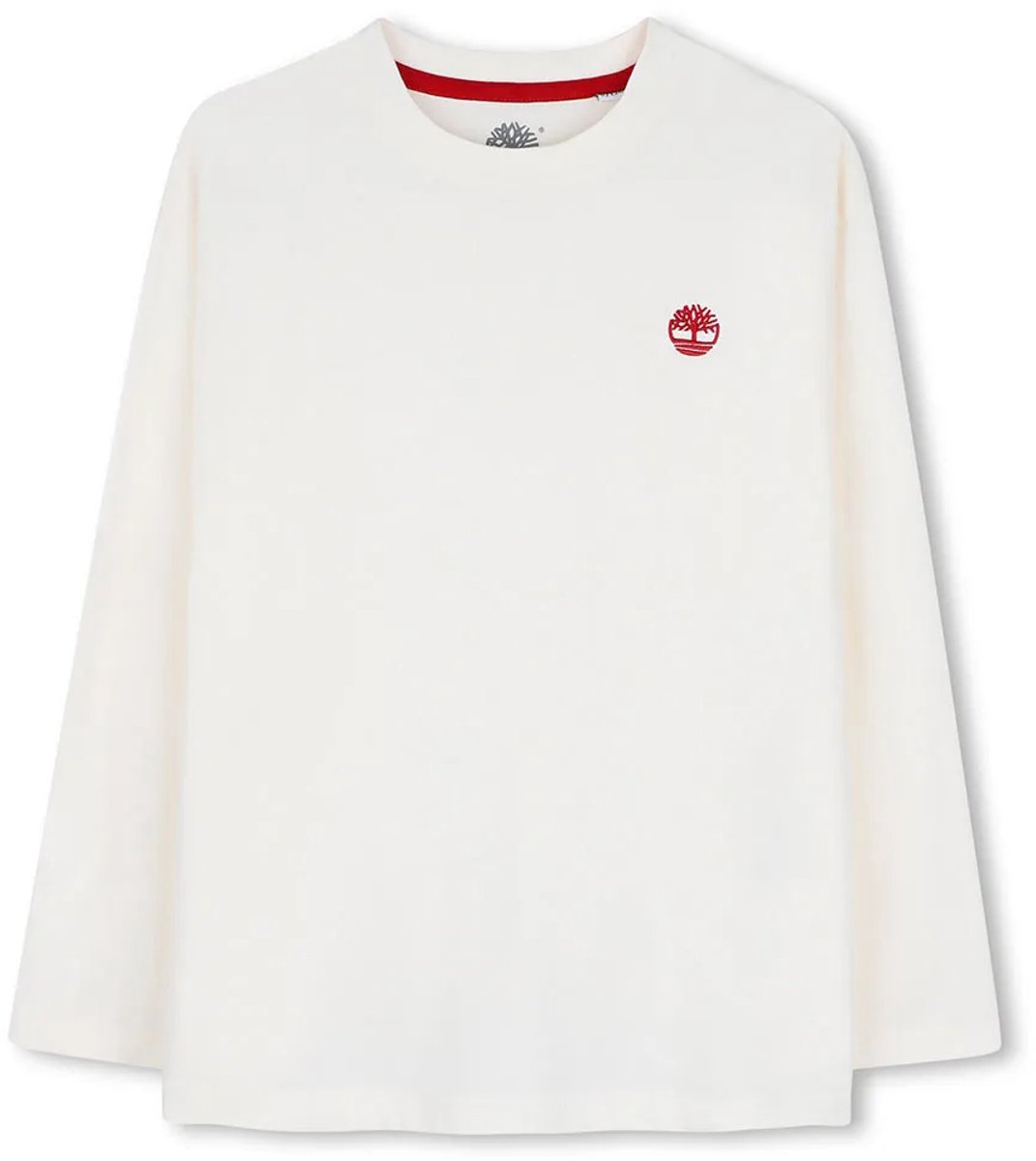 Timberland T61056 T-shirt Met Lange Mouwen 16 Years Jongen Marfil