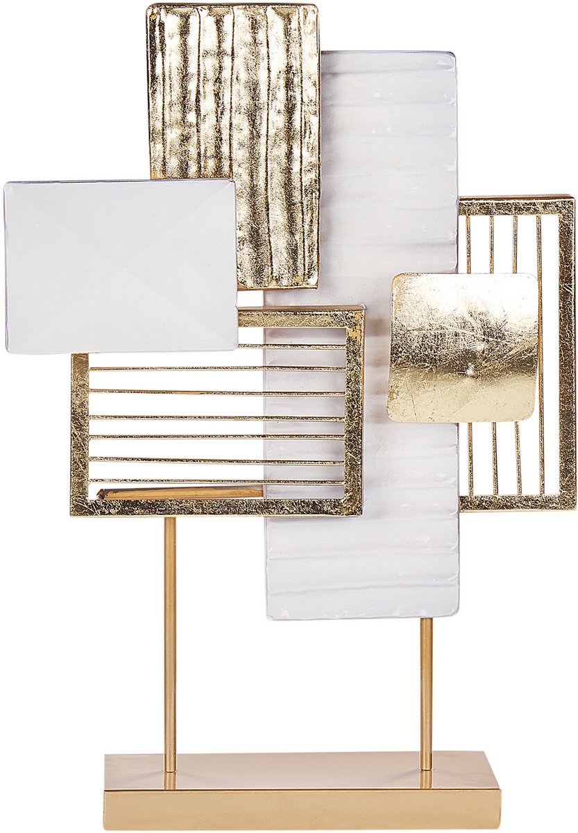 BORON - Decofiguur - Goud/Wit - Metaal