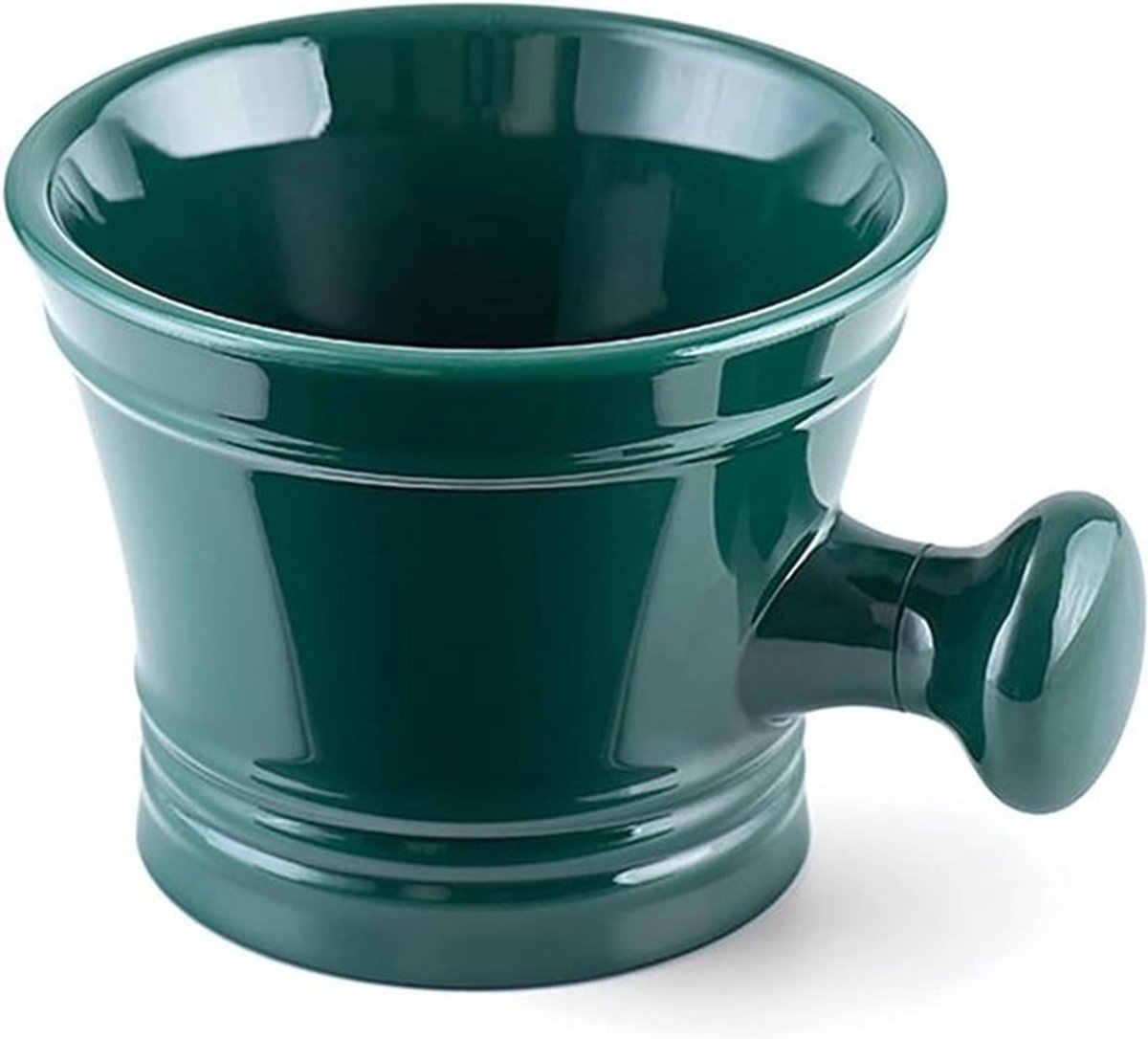 Acryl Scheermok met Knop Handvat, Diepe Grootte Natte Scheren Cup, Scheermes Scheren Zeep en Cream Bowl voor Mannen, Groen - Scheerbeker - Nat scheren - Handvat - Scheren - Comfortabel - Groen - Geschenkidee - Geschikt voor Mannen - Groot formaat