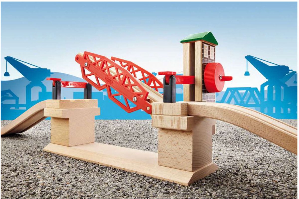 BRIO Ophaalbrug - Spoorweg speelgoed voor hand-oog coördinatie - 33757 — afbeelding 3
