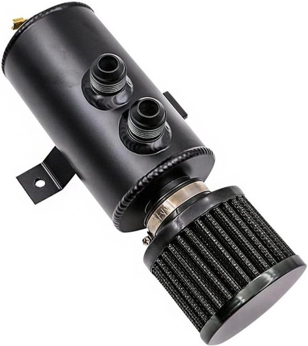 Universele Olie Catch Kan - Afvoerklep - Geborsteld - Reservoir Tank - Ontluchter Filter -