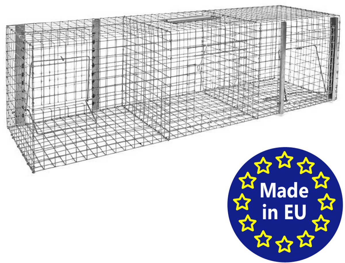 Live trap vogelval vogelvogels meerdere valkamers 102 x 30 x 30 cm Petigi