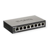 D-Link DGS-1100-08V2 commutateur réseau Gigabit Ethernet (10/100/1000) Noir