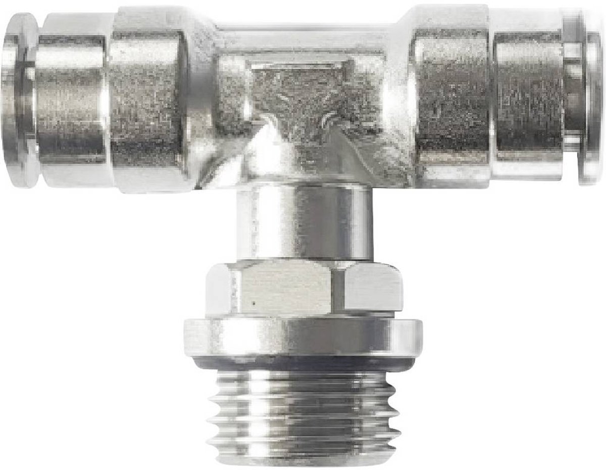 TRU COMPONENTS T-connector TC-14205576 MPB-G 8-03 Buis-Ø: 8 mm Afm. schroefdraad: G3/8 1 stuk(s)