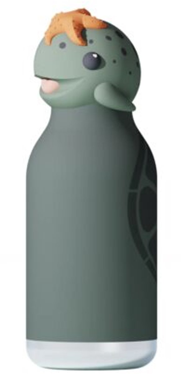 Asobu Thermo Drinkfles Besties Turtle - 460ml - Groen