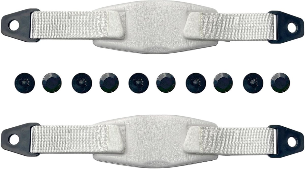 Verstelbare Schoenen Backstrap Veters - Canvas Verwijderbare Laces 23.3cm/33.7cm met Vaste Gesp (Zwart) - Comfortabele en Duurzame Veters voor Sneakers