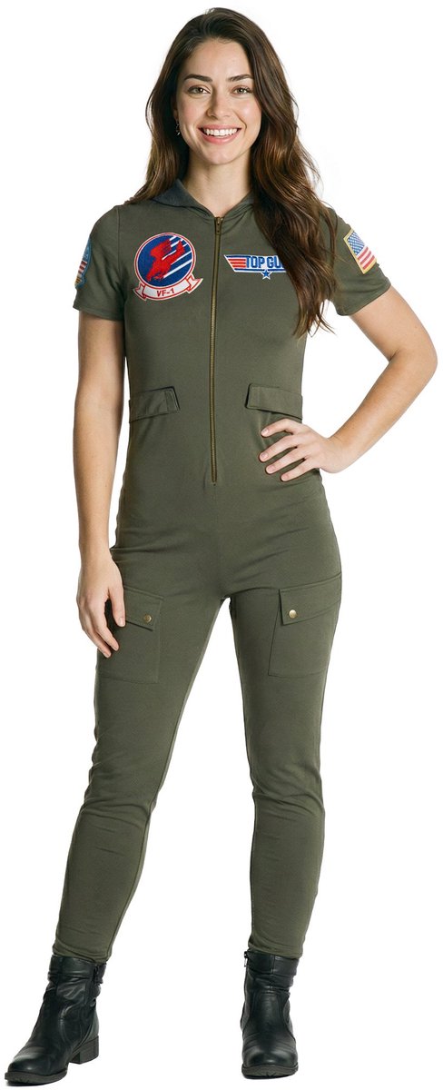 METAMORPH GmbH - Top Gun kostuum met jumpsuit voor mannen - Small