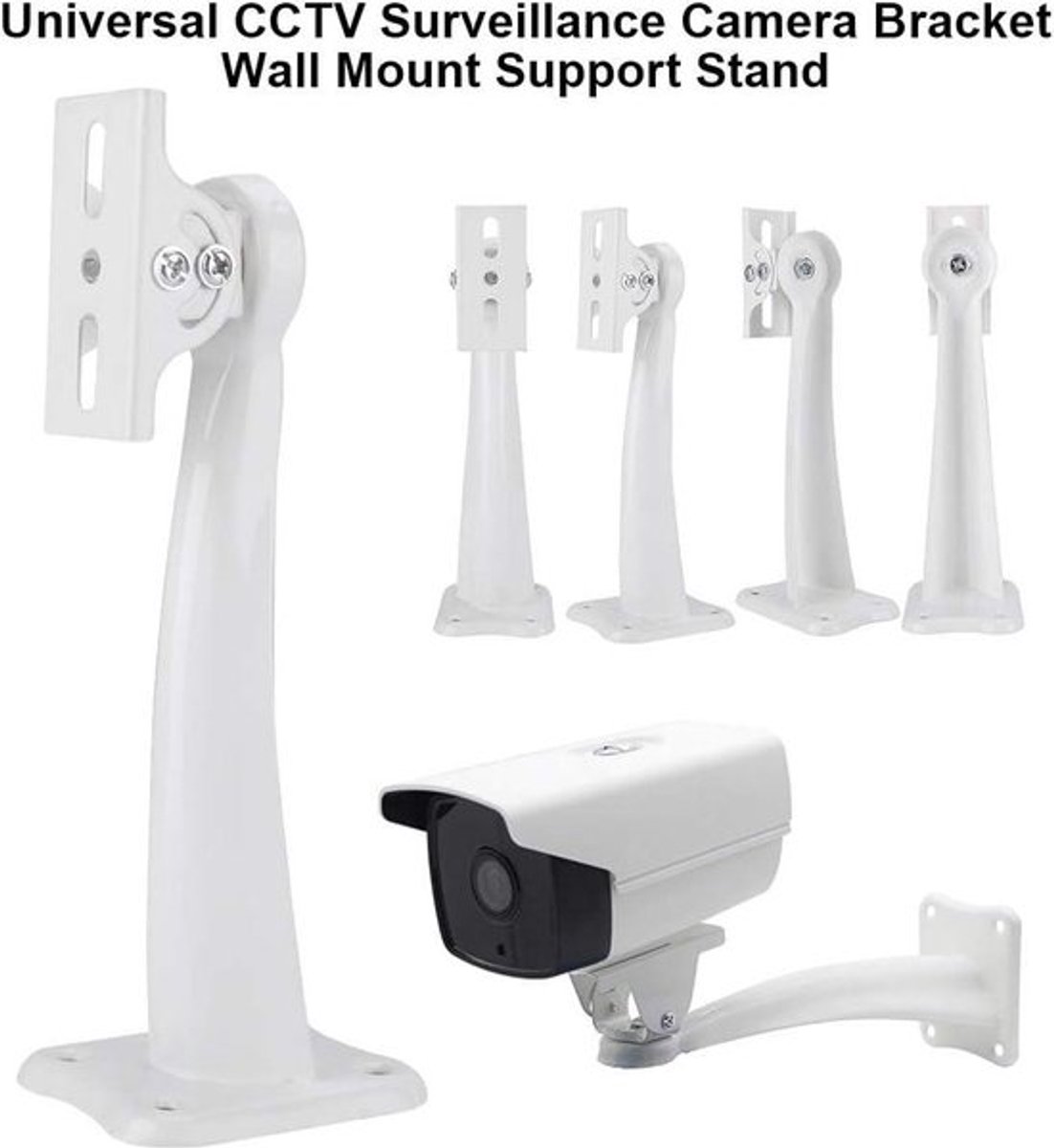 Beveiligingscamerabeugels CCTV Universele Monitoring Camera Houder - Dik - Wandmontage Houder Outdoor - Wand- en Plafondmontage .