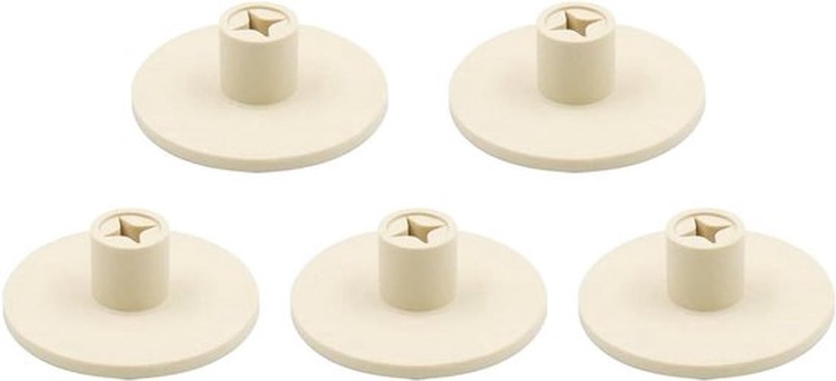 Golftee - Training - Plastic - Driving Range - Balhouder - Oefenmat - Geschikt voor Golfclubs - Beige 5-pack, 0,8 inch Beige Plastic Golftee, Holle Training Driving Range Tee, stabiele Balhouder voor Outdoor/Indoor Hitting Mat