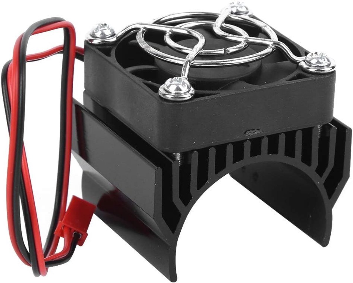 RC Koellichaam - Motor Koeler - RC Auto - Duurzaam Gebruik - 36mm Diameter - Zwart