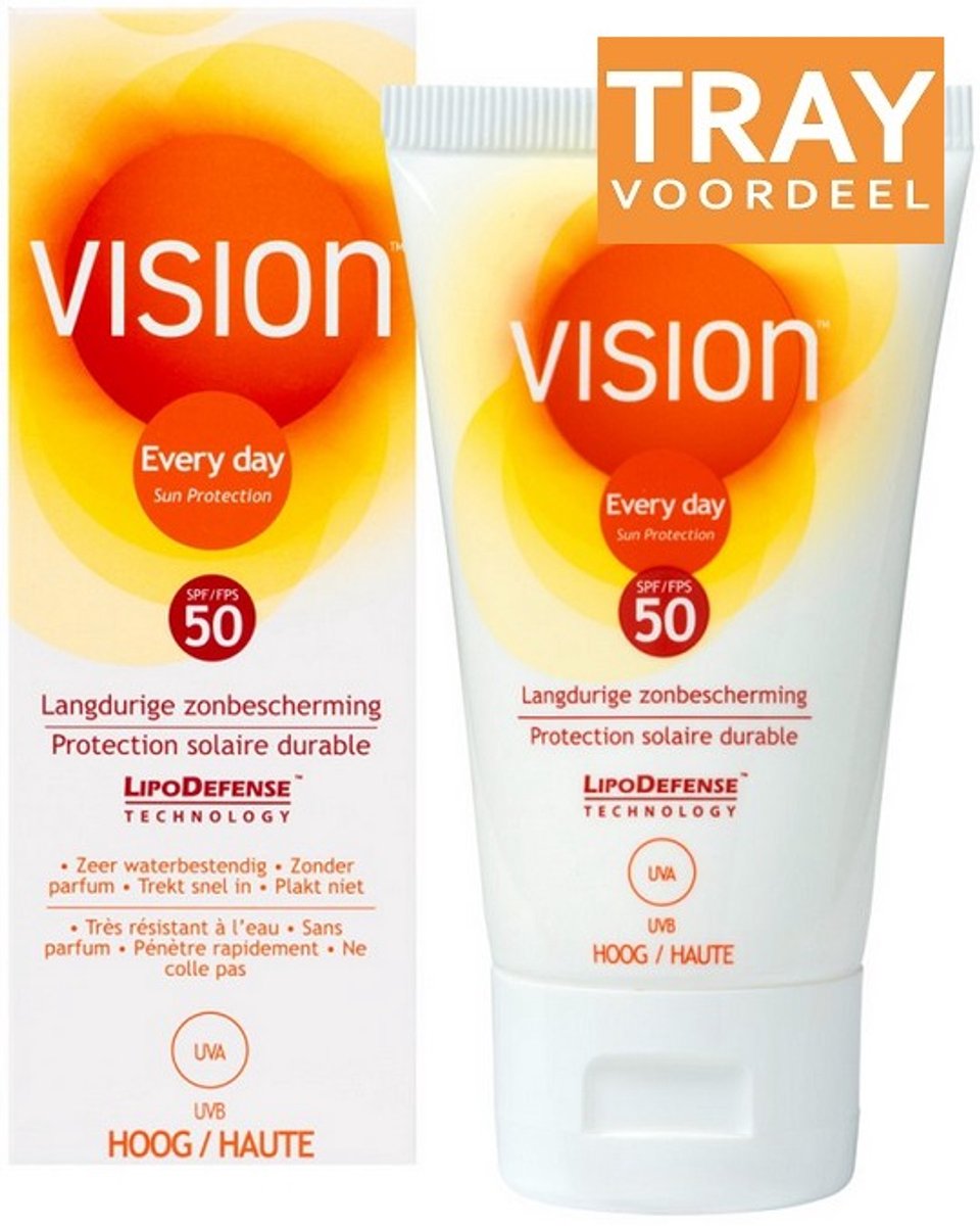 VISION EVERY DAY SUN PROTECTION SPF 50 ZONNEBRAND 36 X 50 ML