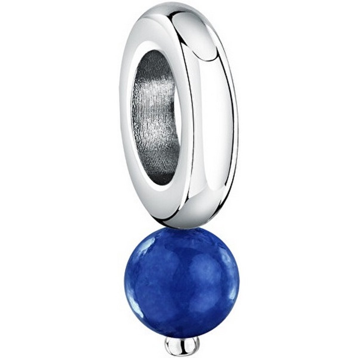 MORELLATO DROPS SCZ1389 STAINLESS STEEL BEDEL MET BLAUWE PAREL 1 STUK