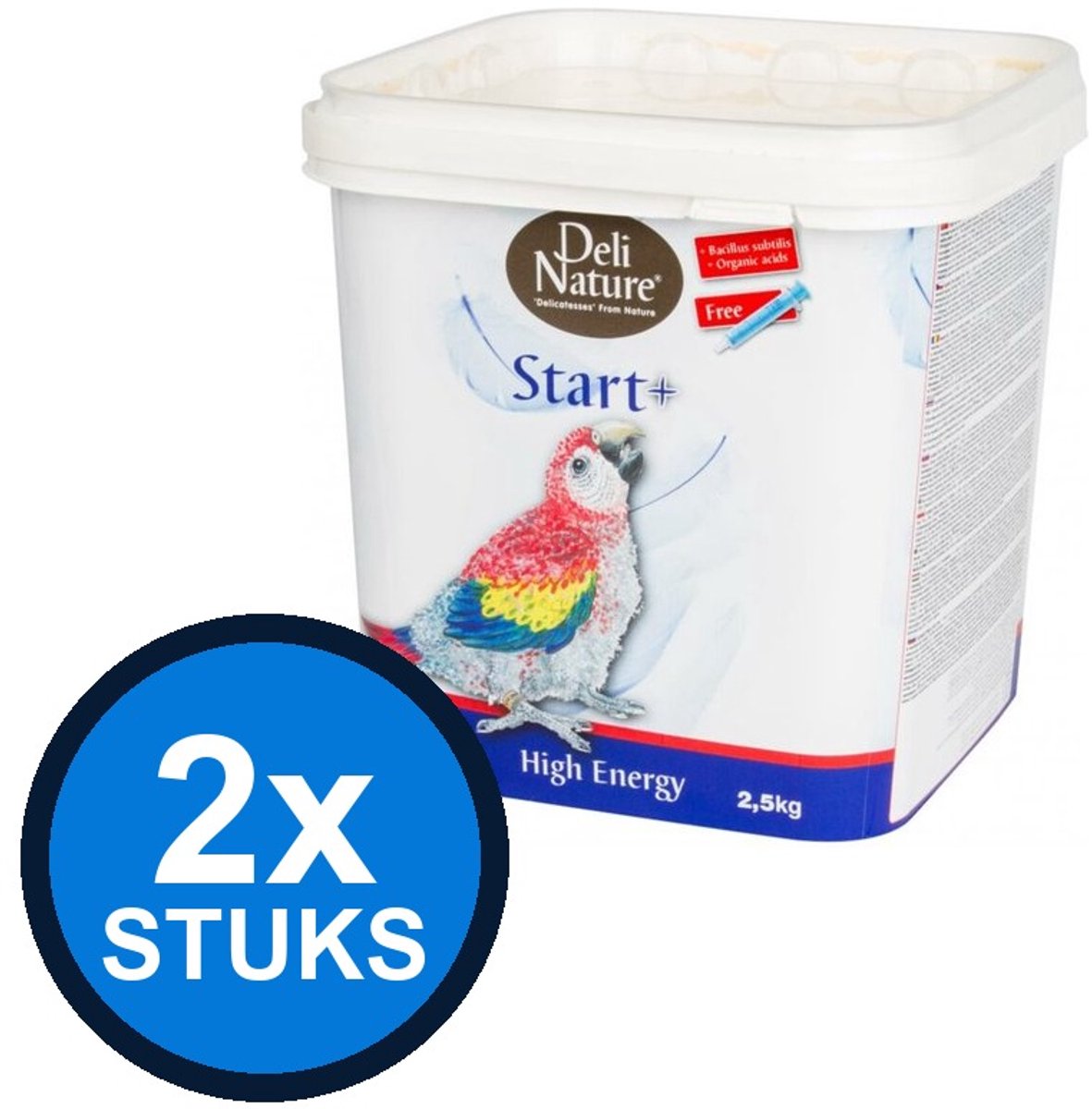 2x Deli Nature - Start+ high energy 2,5kg - Vogelvoer - 2.5 kg