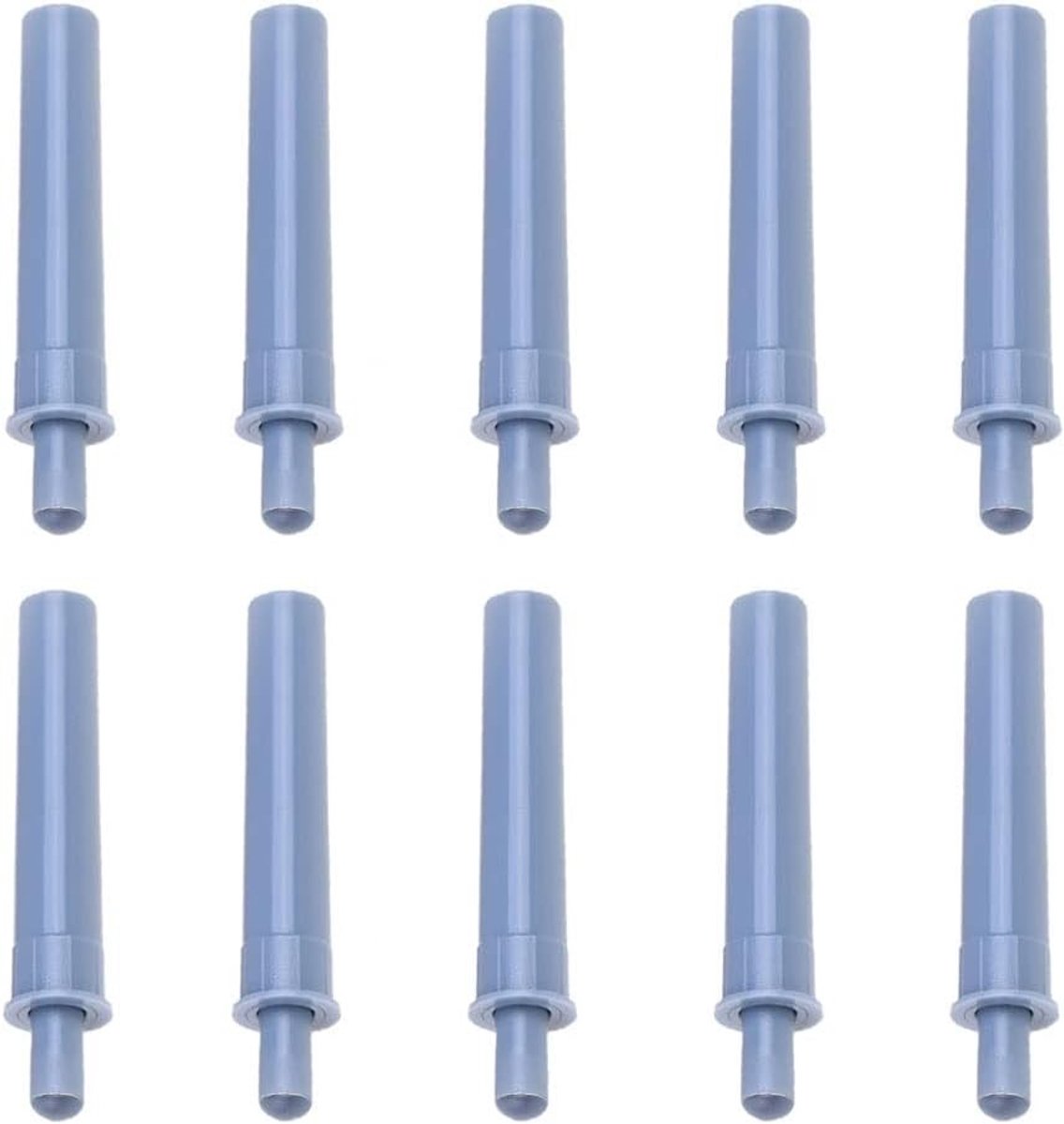 Zachte Sluitdampers voor Keukenkasten, Lades en Kasten - 10 Stuks Push-to-Open Systeem voor Geluidsarm Sluiten