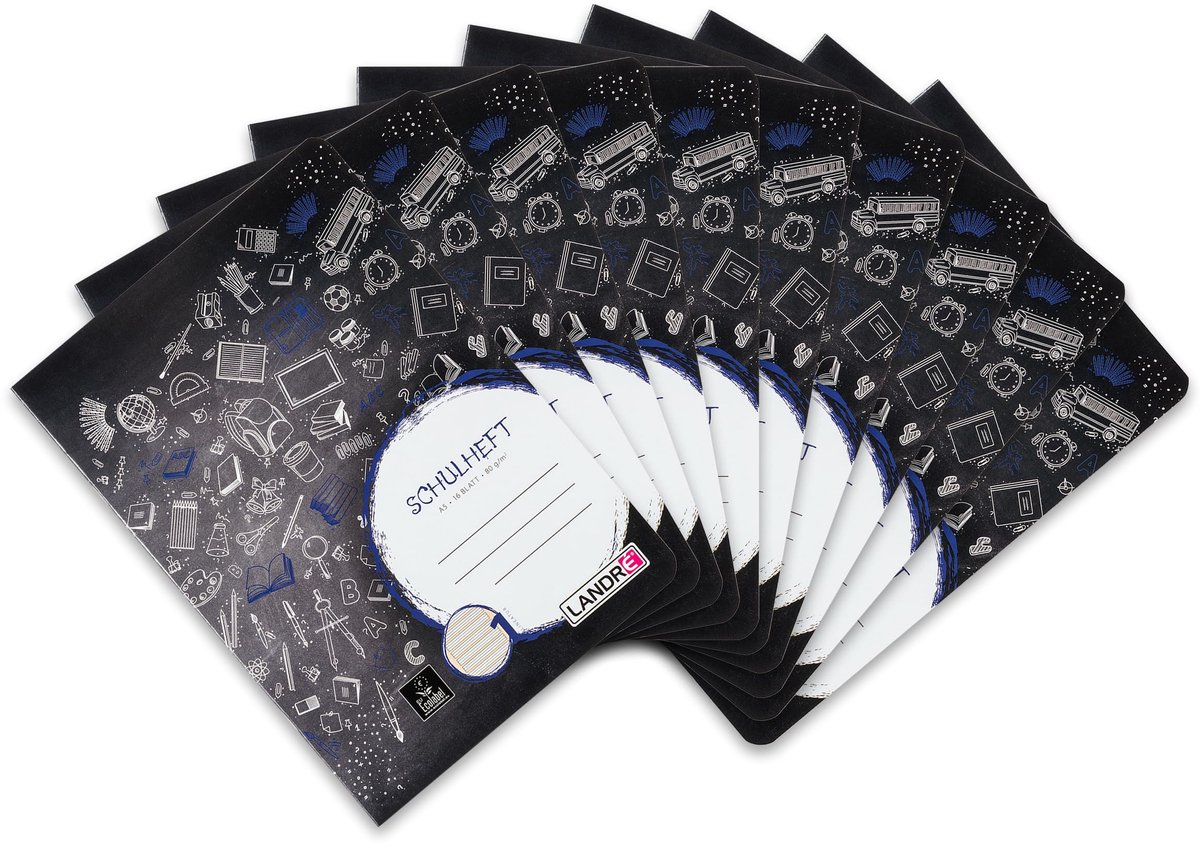 A5 schoolschrift 16 vellen - gelinieerd - liniatuur 1 - ideaal voor schoolgebruik - ShopVlot
