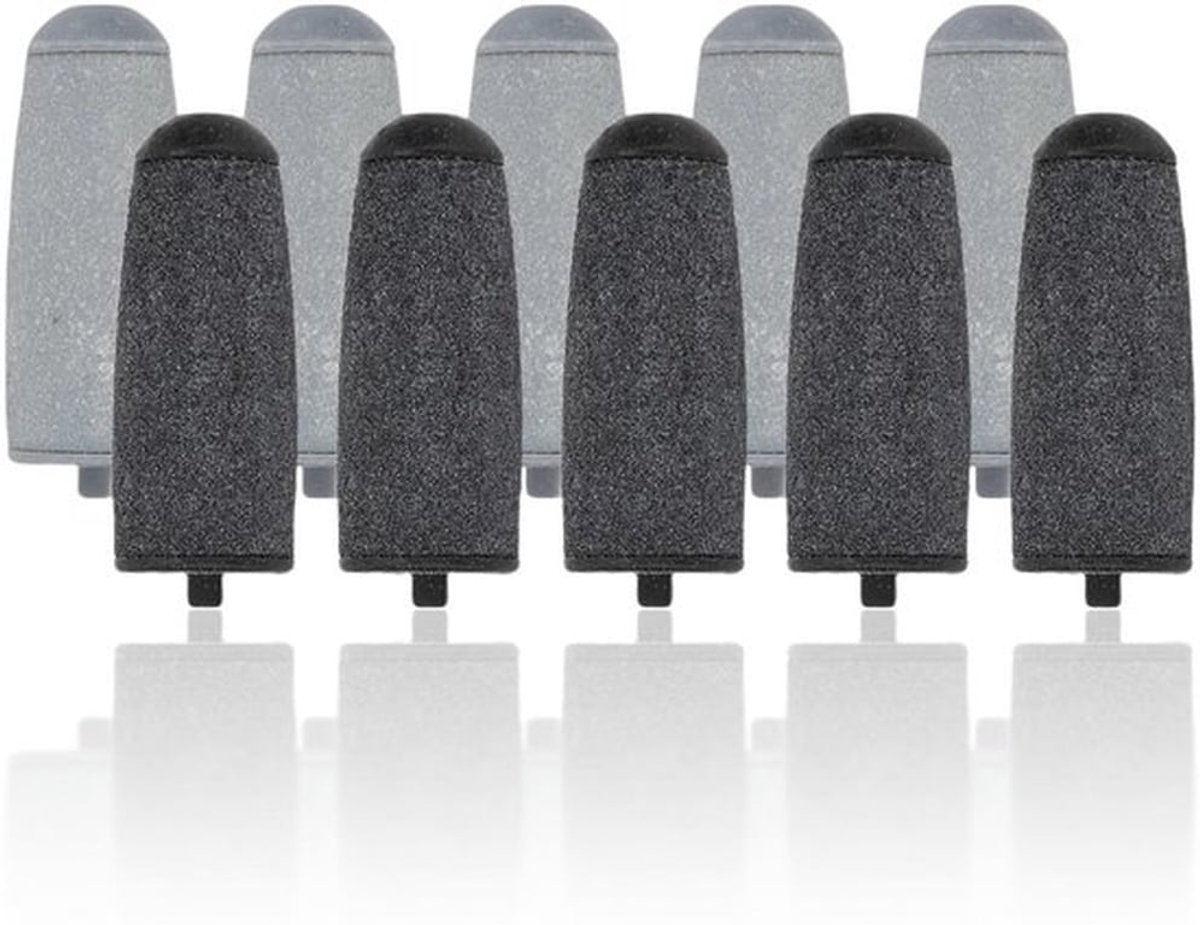 Vervangende Rollers - Eeltverwijderaar - 10st Navulrollers - Grove en Fijne Rollenkoppen - Voor Zachte Voeten - Pedicure Accessoire