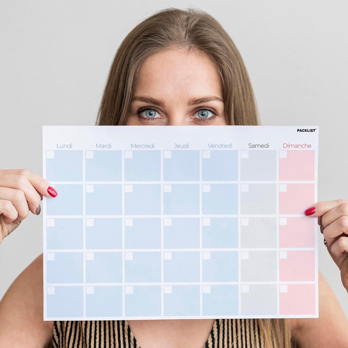 Maandplanner koelkast A4 - Magnetisch - Franse design - Organiseer je activiteiten - ShopVlot