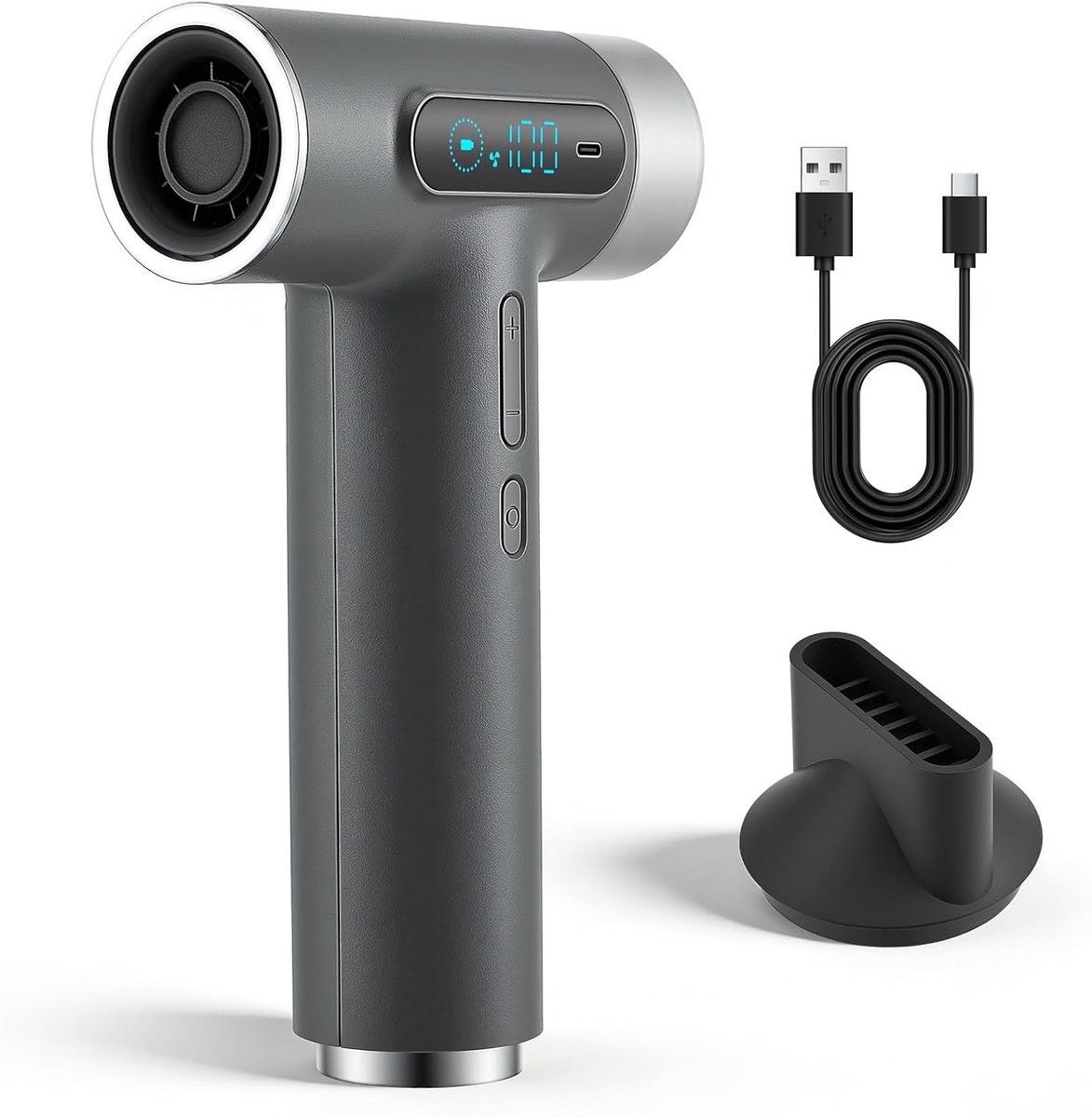 Föhn zonder snoer - 27000mAh batterij - 100 temperatuur- en snelheidsinstellingen - Ideaal voor reizen - ShopVlot