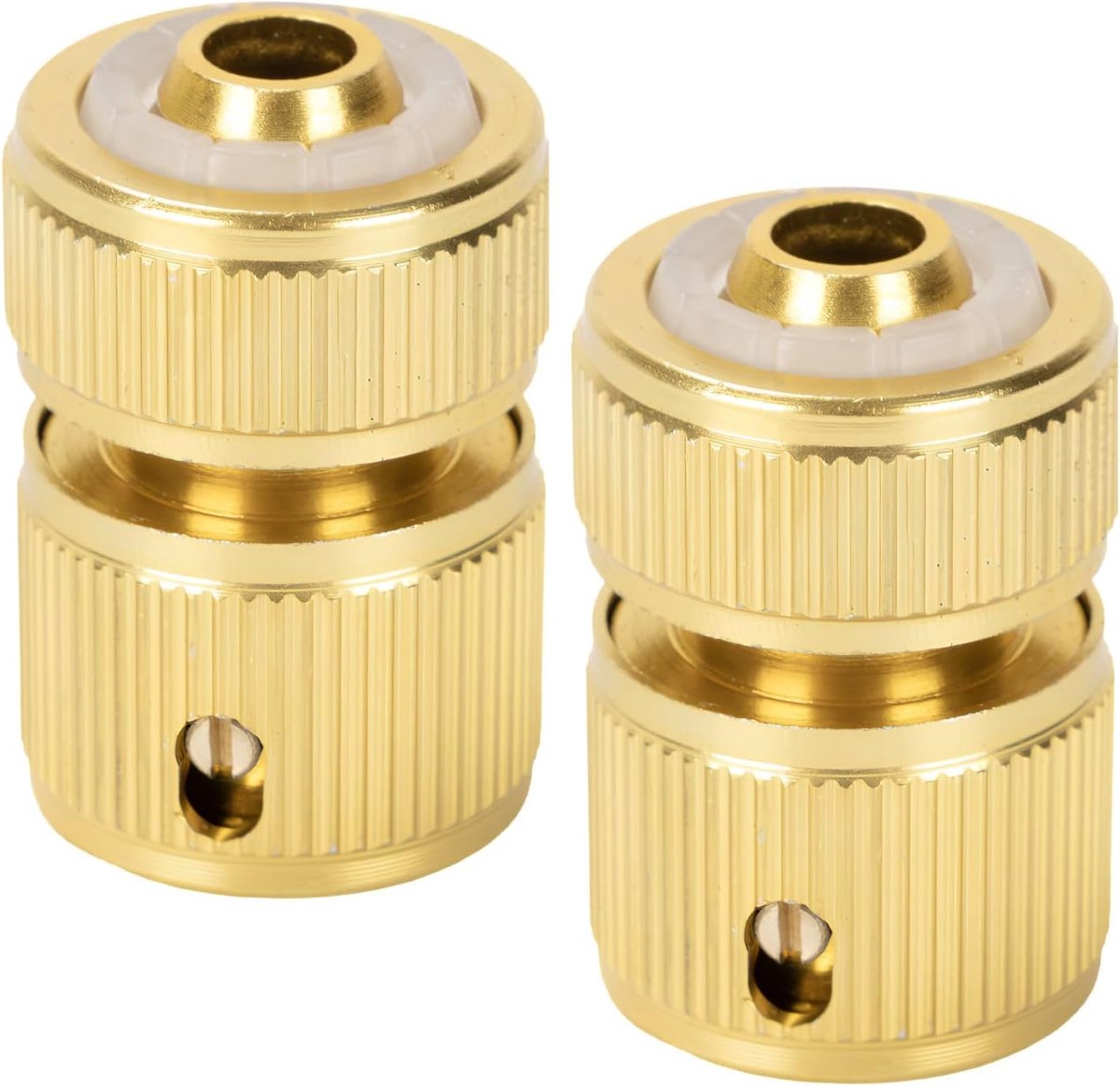 Snelle slangkoppeling 1/2 inch - aluminium - corrosiebestendig - ideaal voor tuinirrigatie - ShopVlot