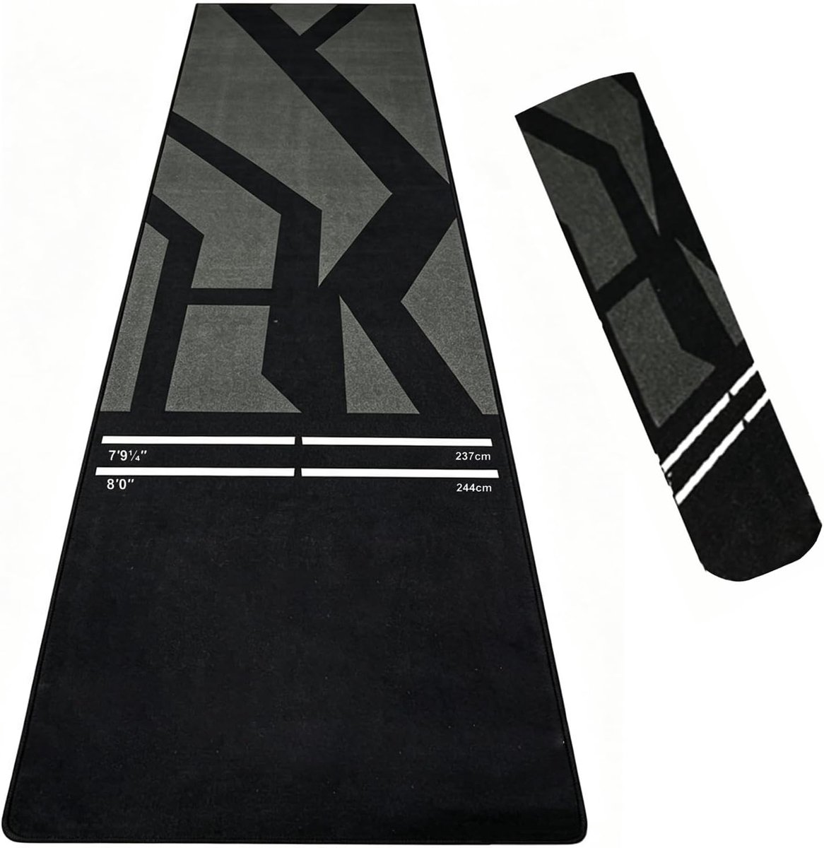 Darttapijt met werplijn - antislip tapijtmat - vloerbescherming - perfecte afstanden voor softtip en stalen tip - ShopVlot
