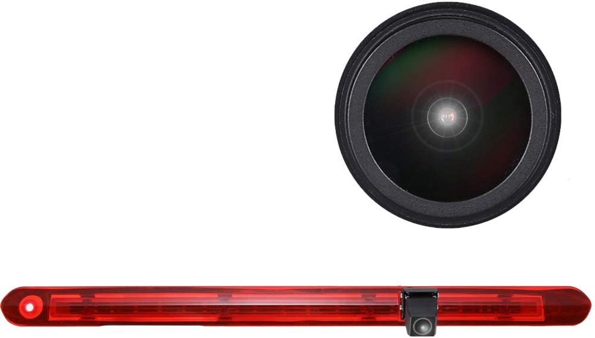 Car third roof ramlight camera brake light rear view support camera, 18mm lens top quality - ShopVlot