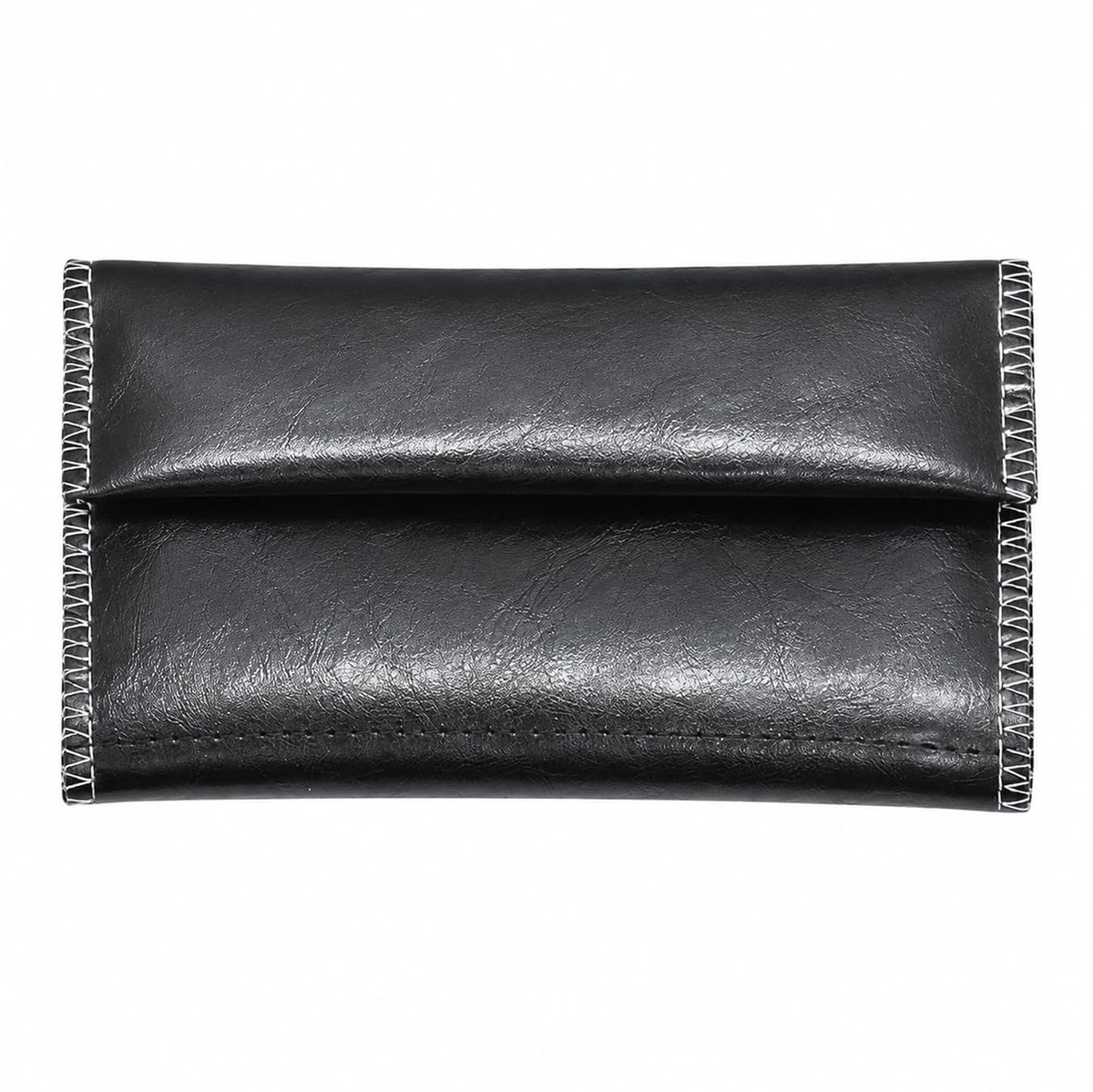 Tobacco Bag Made of Leather Small with Pocket for Papers and Filters, Elegant and Compact, Ideal for Men and Women - ShopVlot