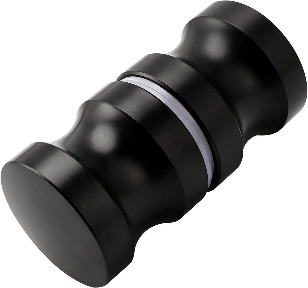 Shower Door Knobs, Stainless Steel Shower Door Handle, Shower Door Knob for Glass Doors 2# Black - ShopVlot