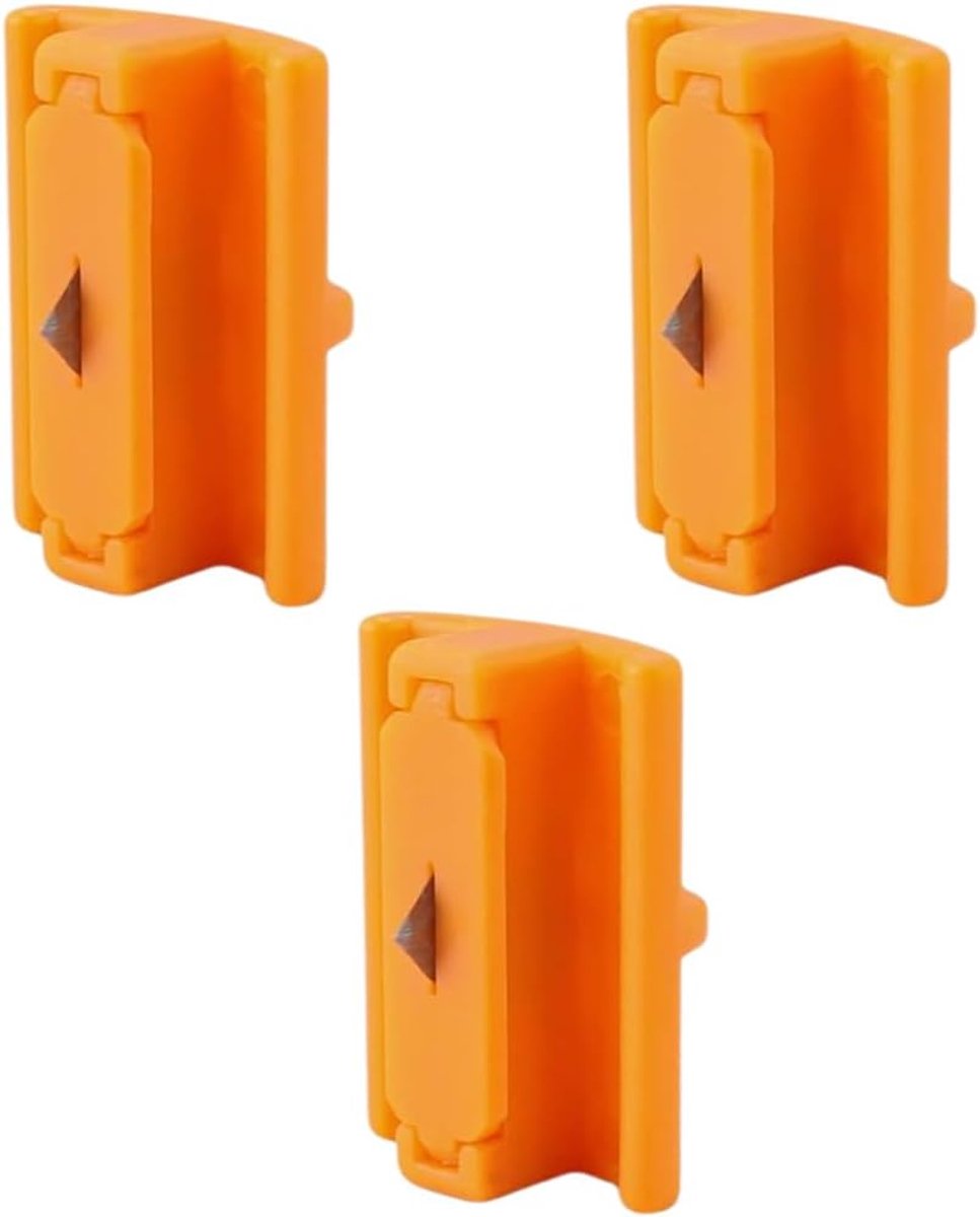 Pack of 3 Safety Knives, Replacement Blades for Paper Cutter, Replacement Blades for Letter Cutting Machines with - ShopVlot