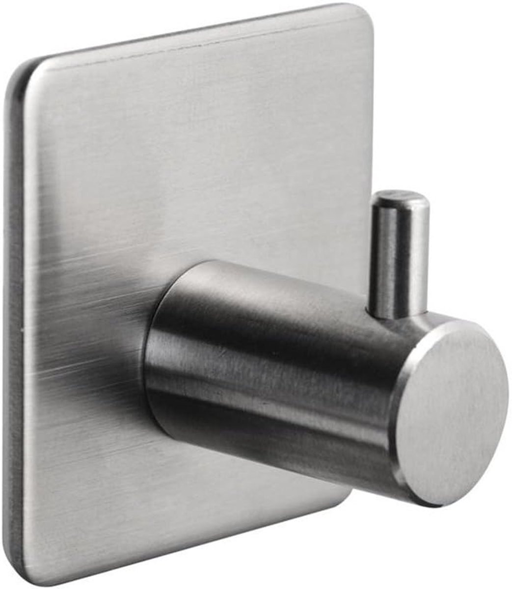 Self Adhesive Stainless Steel Hook for Kitchen Bathrooms Stainless Heavy Duty Max 2kg 4 Specifications Choose - ShopVlot