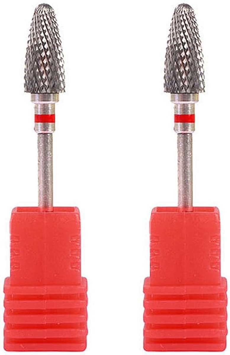 Nagelcutters 2 stuks - tungsten carbide - snelle en veilige boorpunt - verwijdert acryl en hard gel - ShopVlot