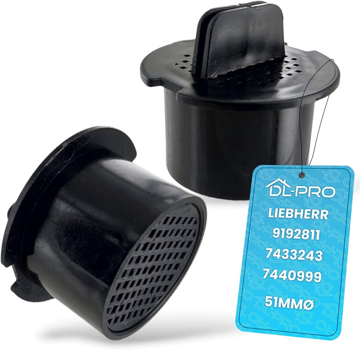Actieve Koolstoffilters 51 mm - 2 Stuks - Voor Wijnkoelkast - Verbetert Luchtkwaliteit - ShopVlot