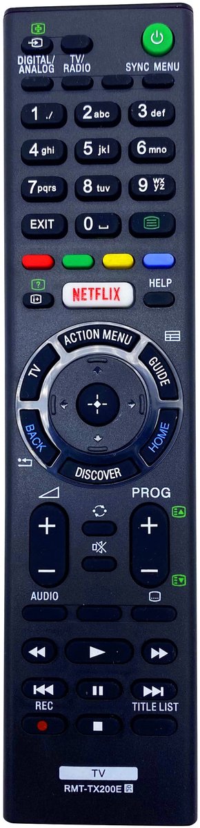 Solidchoice - Ergonomische Afstandsbediening voor Televisie