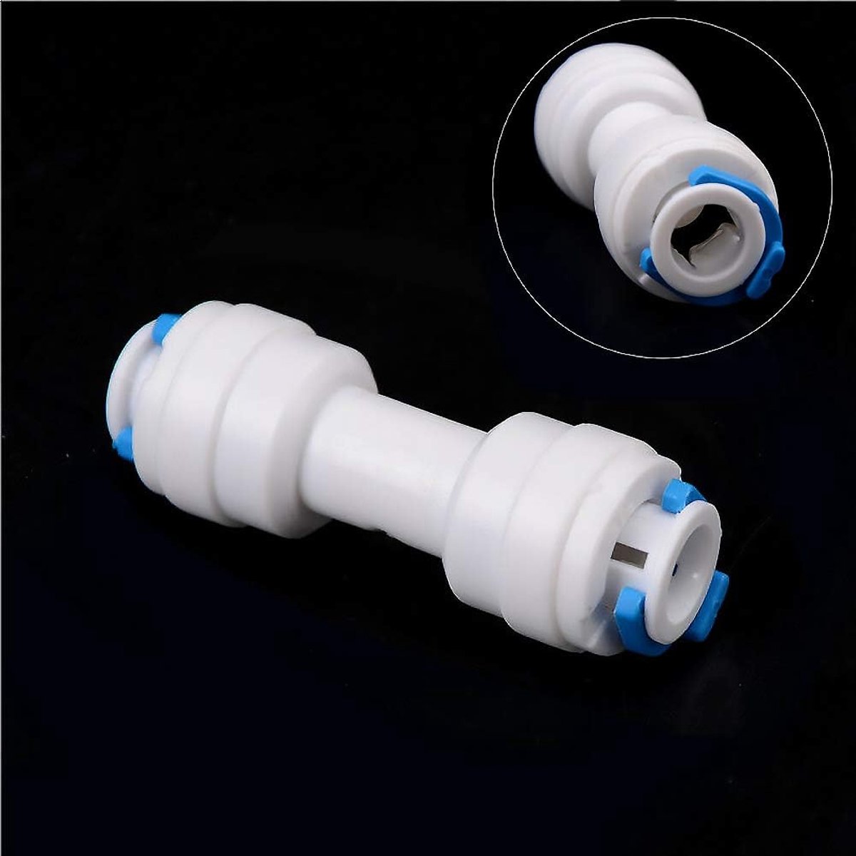 Waterfilter aansluiting - snelle koppeling 1 cm naar 0,5 cm - hoogwaardig materiaal - eenvoudig te installeren - ShopVlot