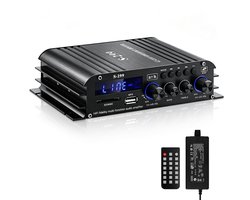 Solidchoice - HiFi Versterker met Bluetooth, 4.1 Kanaal 800W Mini Audio Versterker