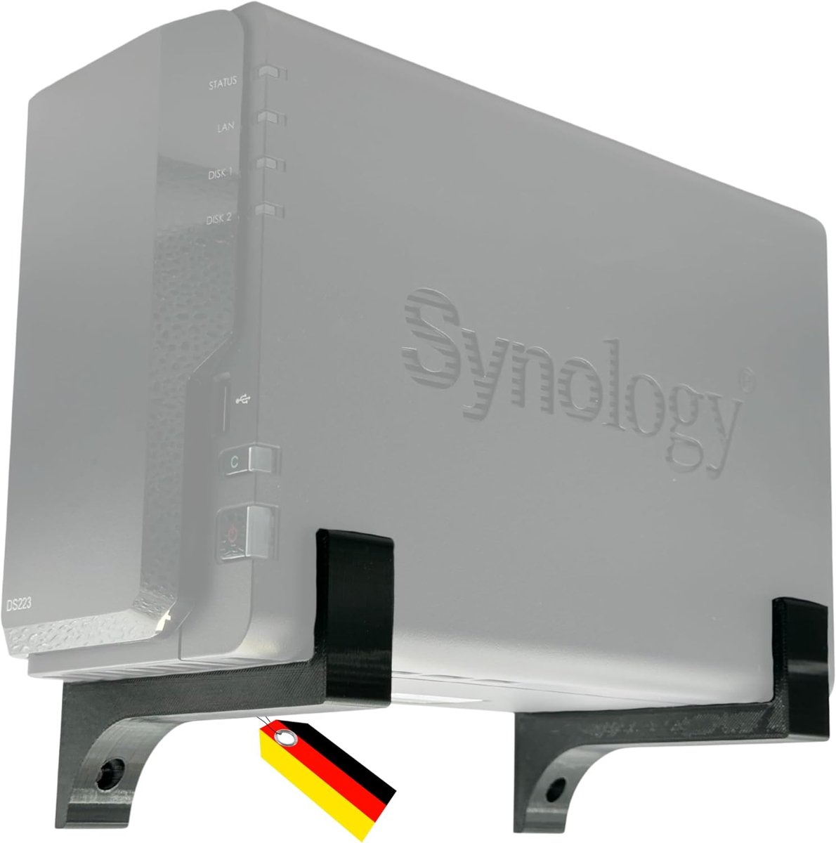 Holder for Synology Diskstation DS224+, DS223, DS225+, DS211+, DS212, DS212+, DS213, DS213+, DS214, DS214play, DS216 - ShopVlot