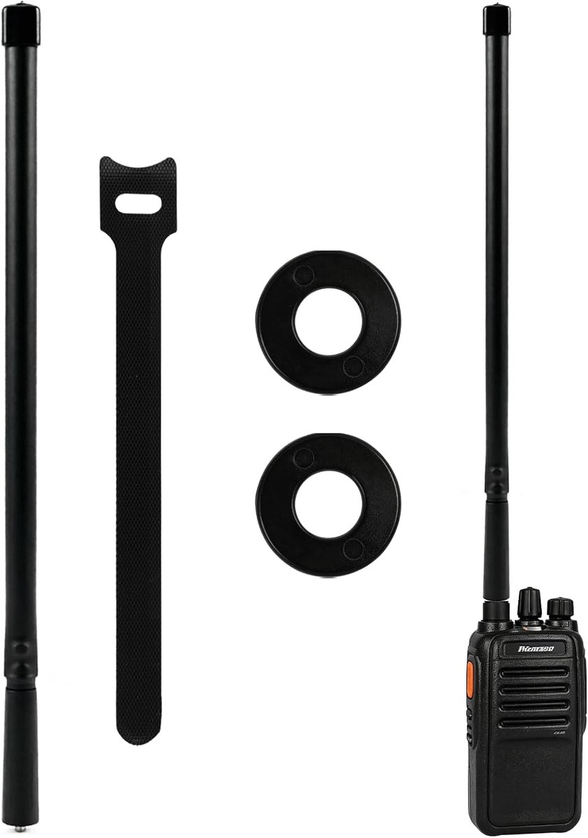 Opvouwbare dual-band radioantenne VHF UHF 144/430 MHz - Tactische SMA vrouwelijke antenne 47 cm voor draagbare radio - ShopVlot