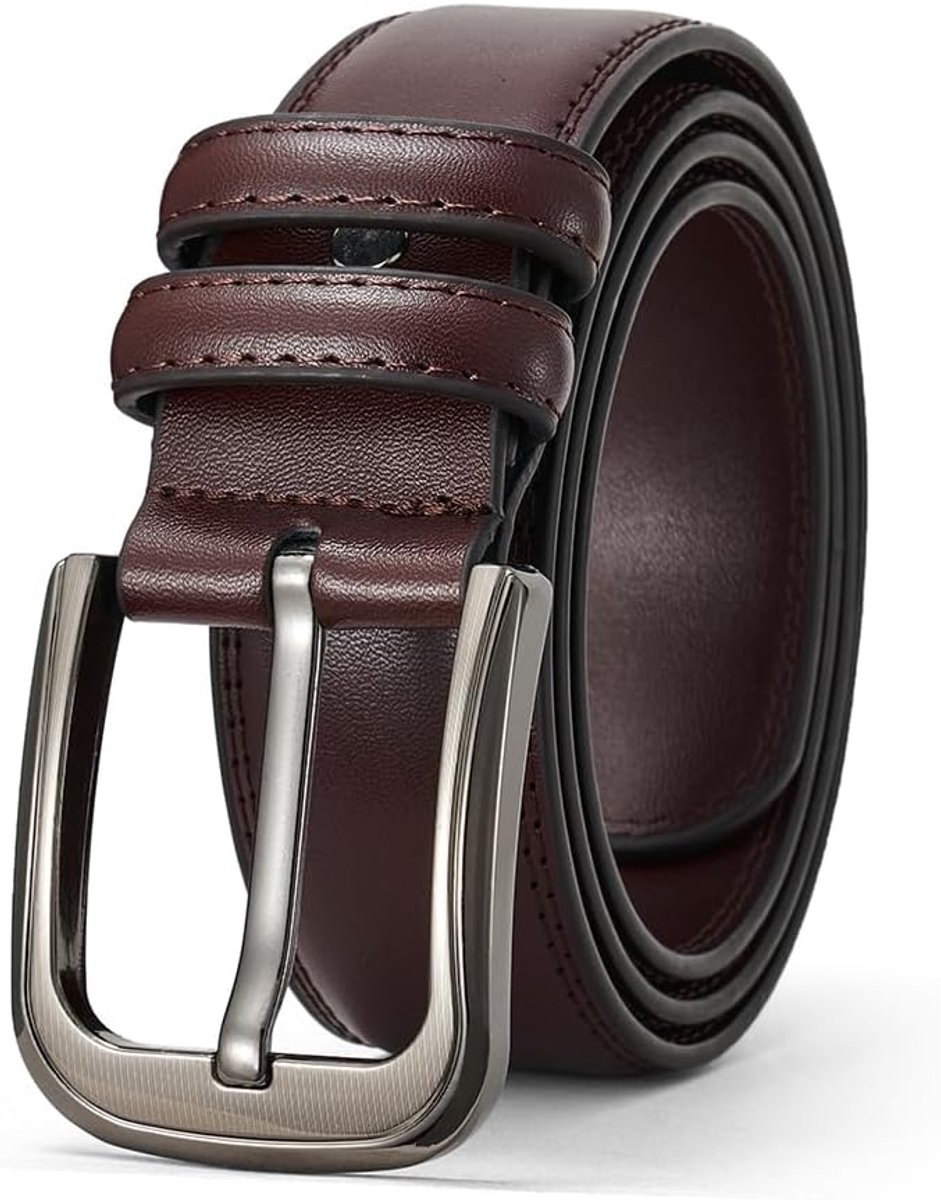 Belt for Men Genuine Leather Belt Normal and Large Size 110CM-200CM Casual Business Leather Zodiac 3.8cm Wide Denim - ShopVlot