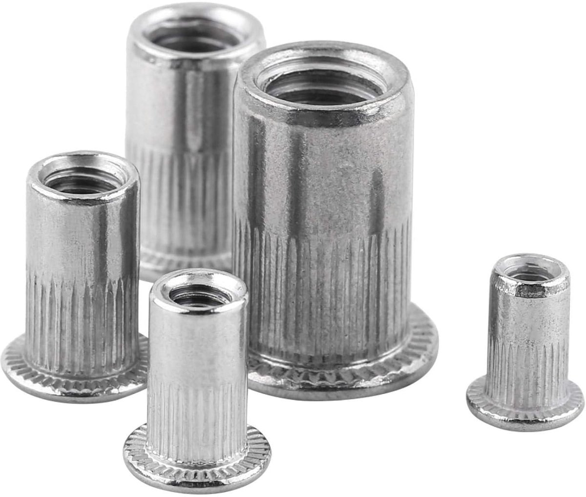 Blindklinkmoeren M3-M8 - RVS 304 - 20 stuks - Duurzaam en veelzijdig - ShopVlot