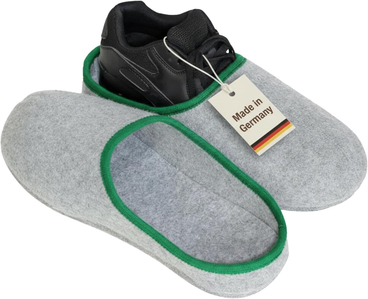 Pantoffelmann Felt Overshoes - Cover for Work Shoes with Felt or Rubber Sole - One Size up to Size 46 - ShopVlot
