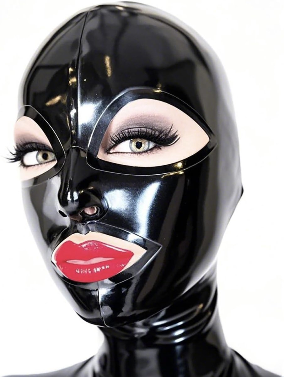 Full Face Mask - 100% Latex - Met Rits - Perfect voor Cosplay en Feesten - ShopVlot