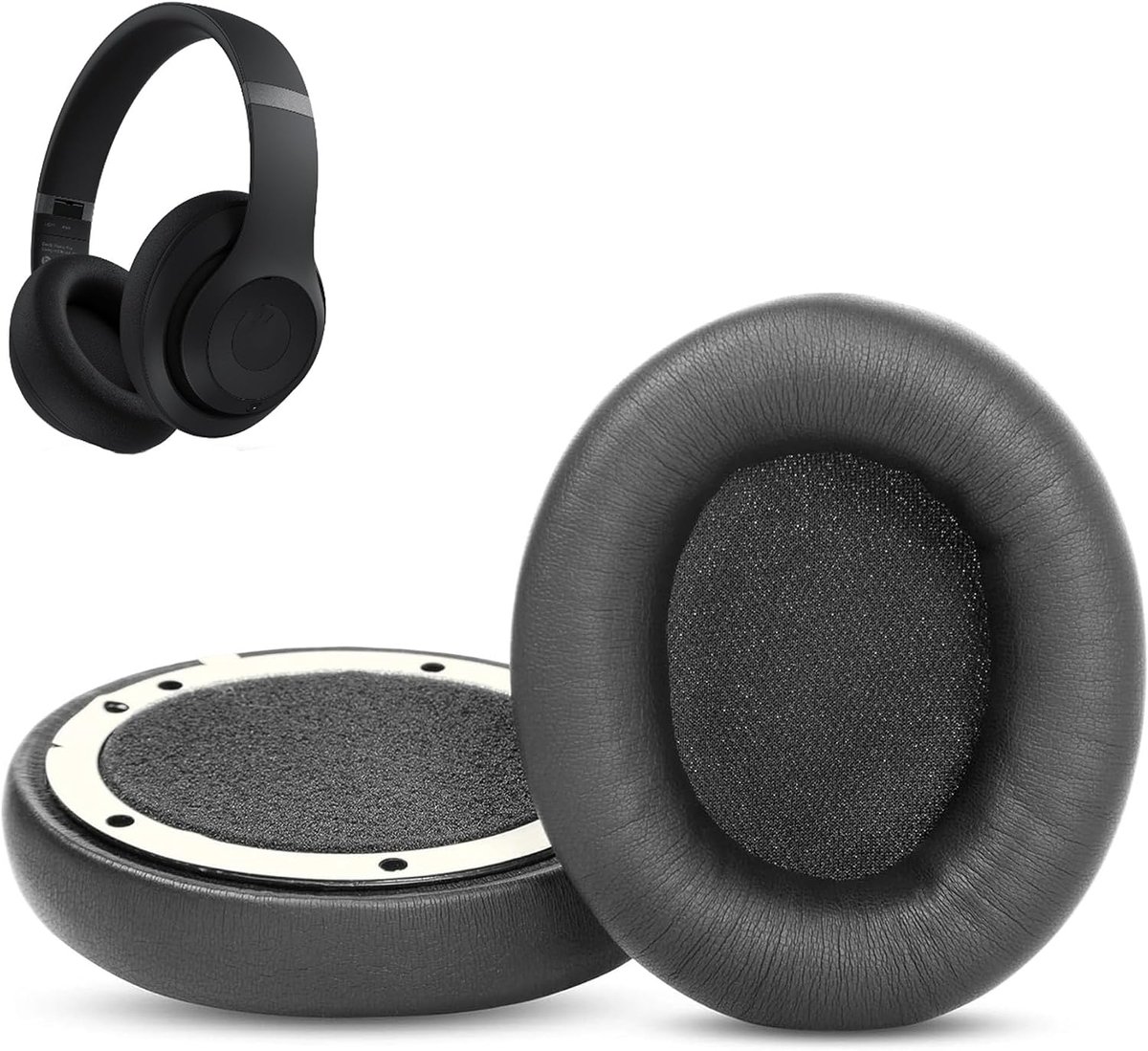 Ear Pads Compatible with Beats Studio Pro Headphones Ear Pads Replacement with Softer Protein Leather and Memory Foam - ShopVlot