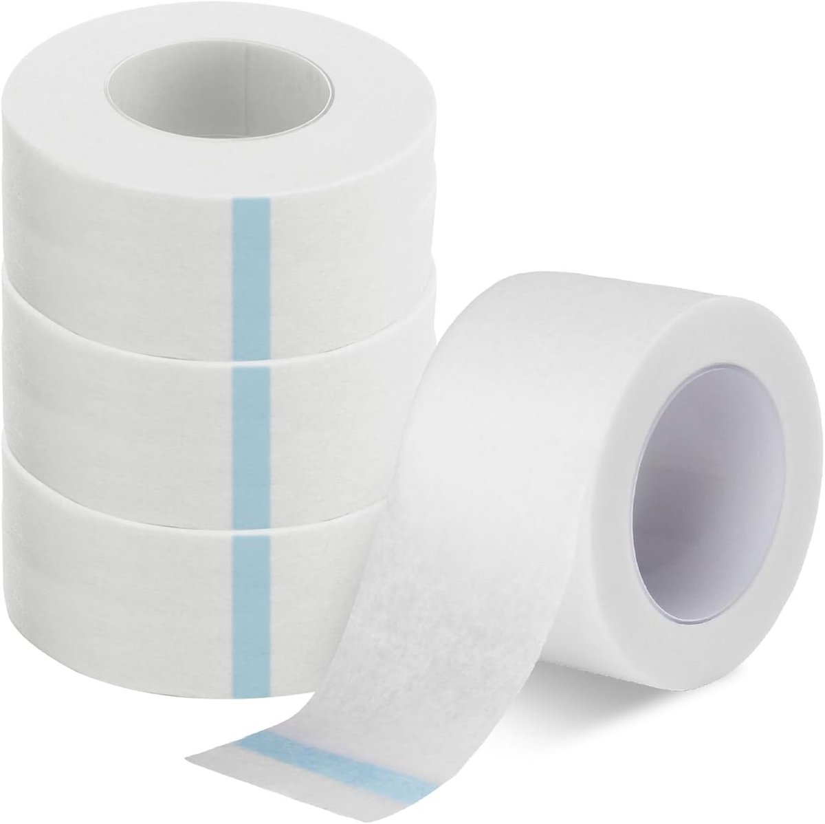 Flexible and breathable microporous adhesive tape, 2.5 cm x 9.14 m, 4 rolls, microporous tape, breathable and gentle - ShopVlot