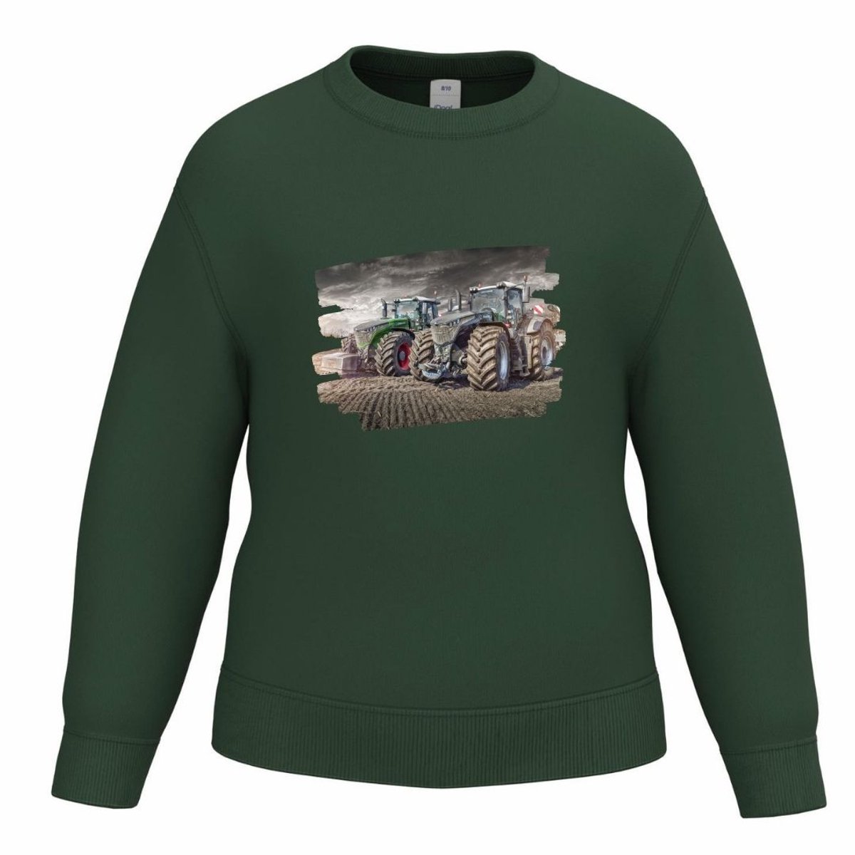 Kindertrui met trekker groen - Groen - 170/176