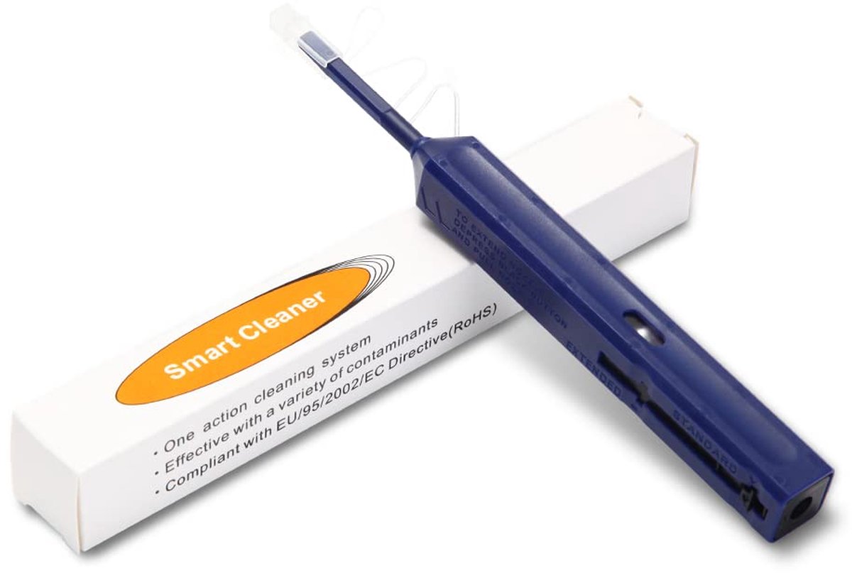 10Gtek Fiber Optic Cleaner for 1.25mm LC/MU Connectors and SFP/SFP+/XFP Transceivers - ShopVlot