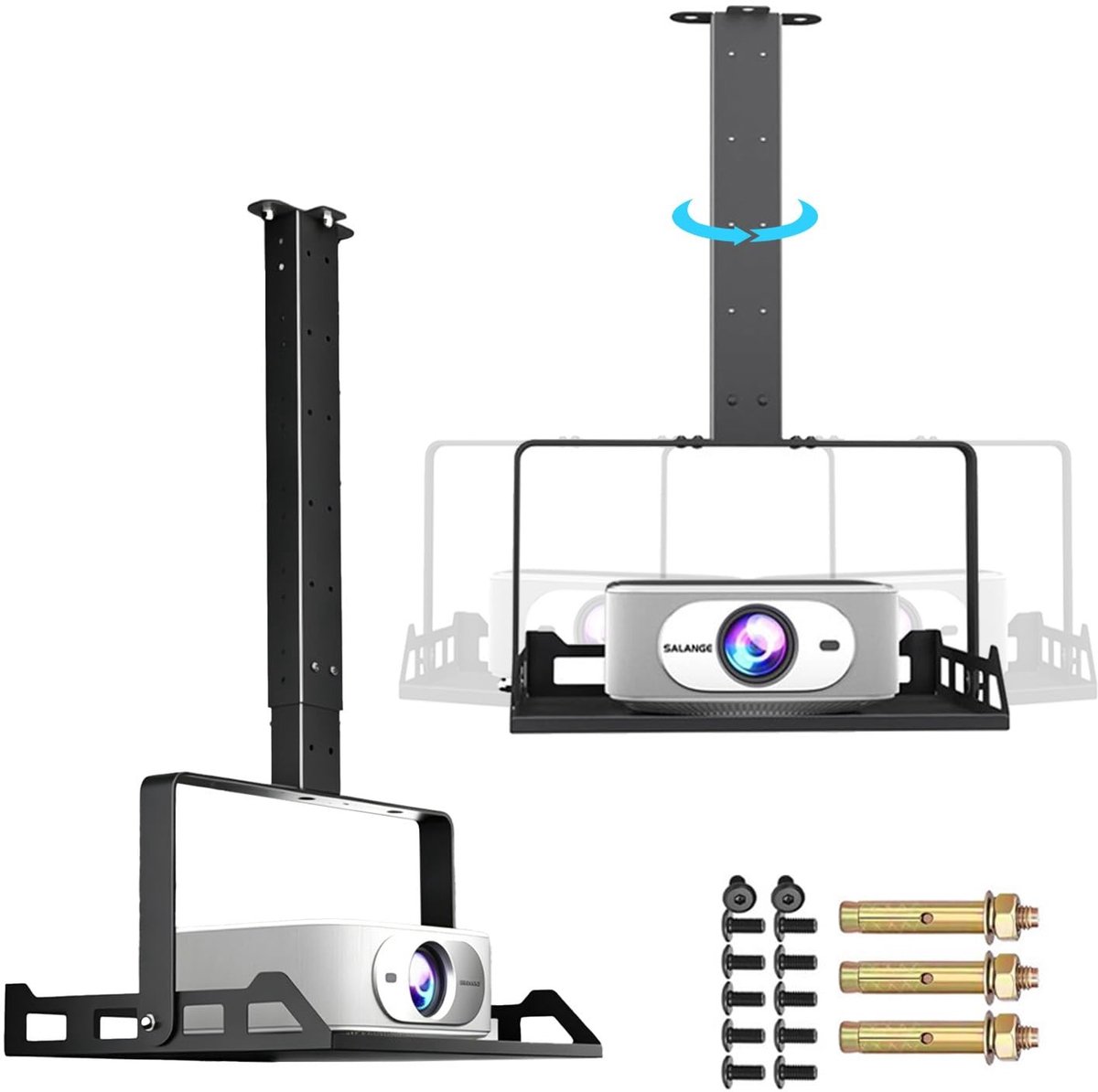 Solidchoice - Verstelbare Projector Plafondbevestiging met Lade